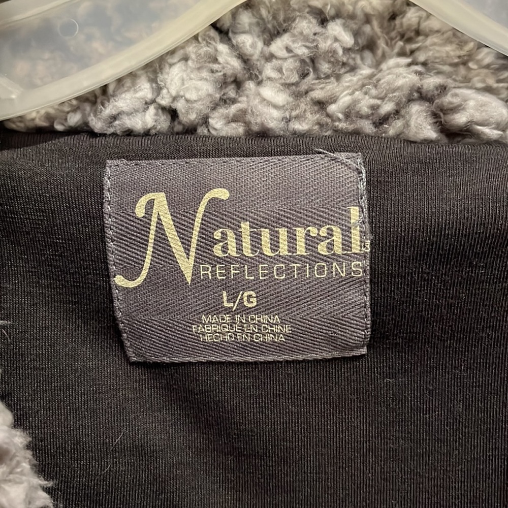 Natural reflections marled gray cozy vest - Picture 3 of 5